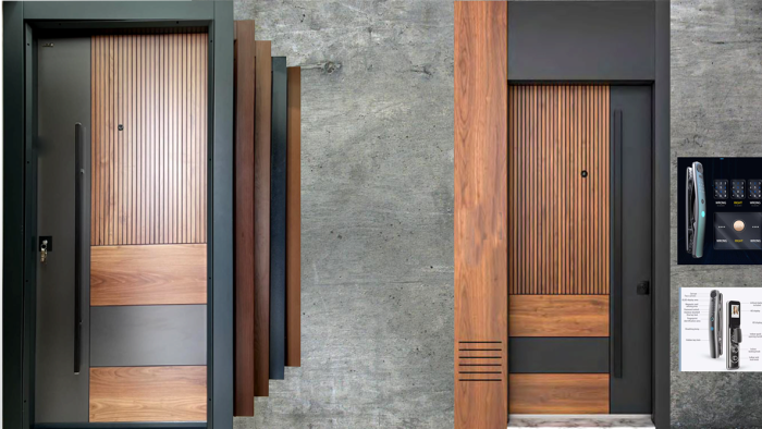  არქტური ლისის ბინების ცენტრალური შესასვლელი კარი 